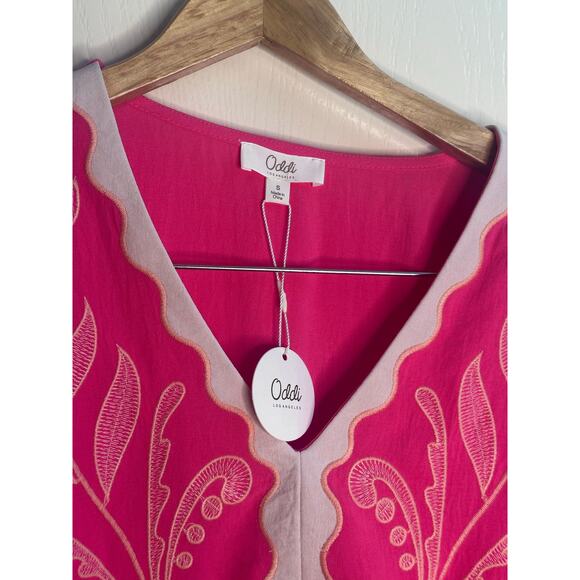 Oddi boho-chic embroidered peplum top - Picture 10 of 16